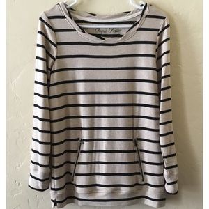 Womens Petite Onque Tunic Long Sleeve Top Shirt